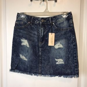 Streetwear society denim skirt